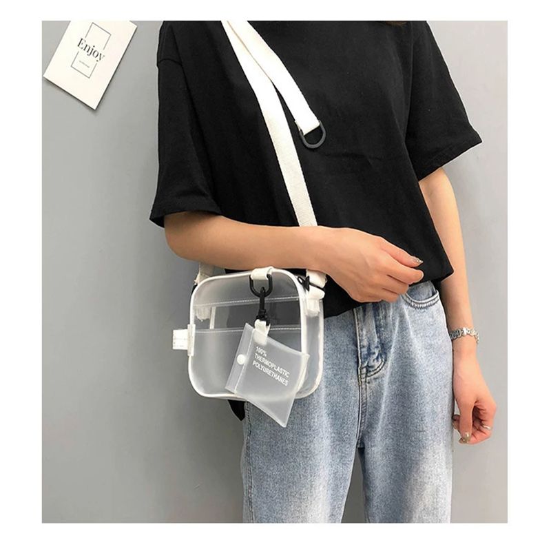 Casual pvc transparente saco f - Linen Bag Bulk avaliação e preço