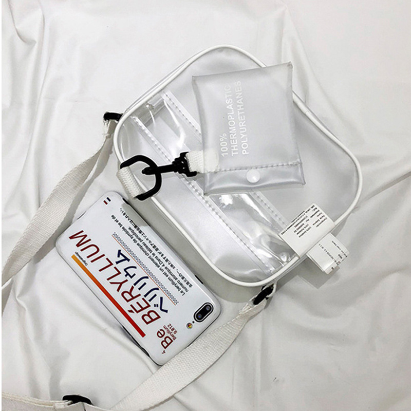 Casual pvc transparente saco f - Linen Bag Bulk avaliação e preço